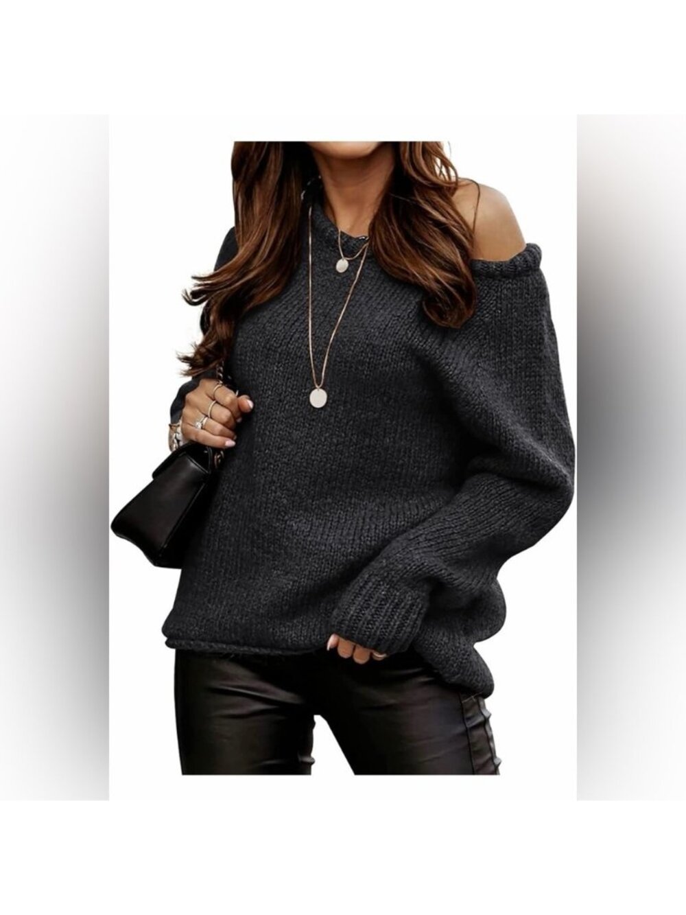 🆕Crew Neck Solid Color Soft Ribbed Knitted